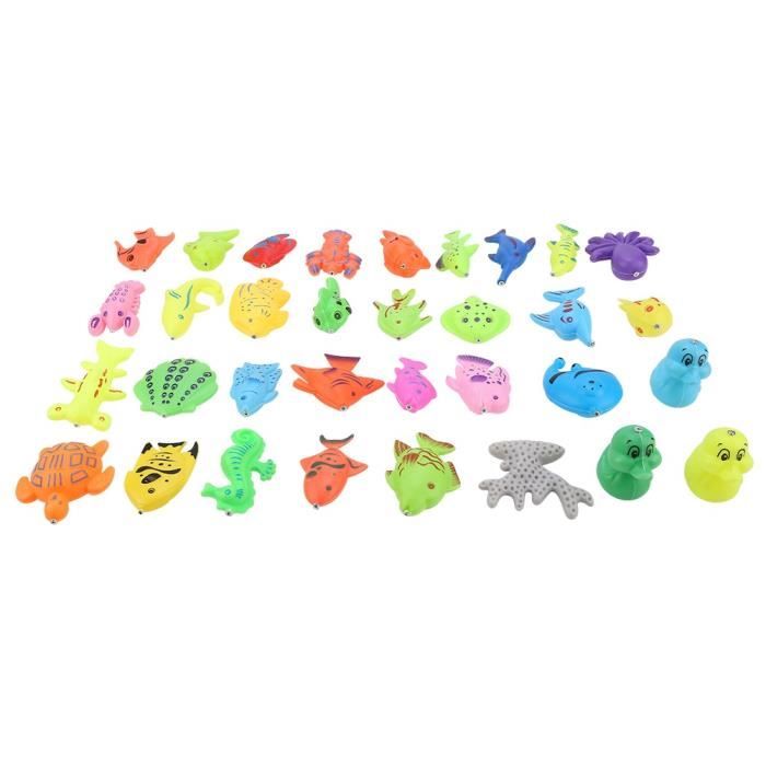 Jouet Bebe Poisson En Plastique Haut De Gamme Jouet Poisson Bebe Avec Canne A Peche Filet De Peche Pour Vos Petits Gars Et Cdiscount Sport