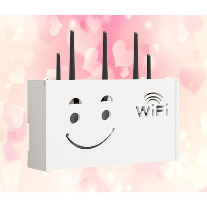 Etagere Pour Decodeur Et Box Rangement Box Internet Support Mural Boîte ...