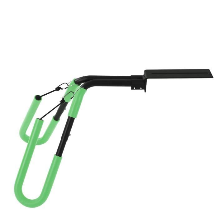 Cikonielf support de planche de surf de moto Support de planche de surf pour vélo en alliage d'aluminium, angle réglable,