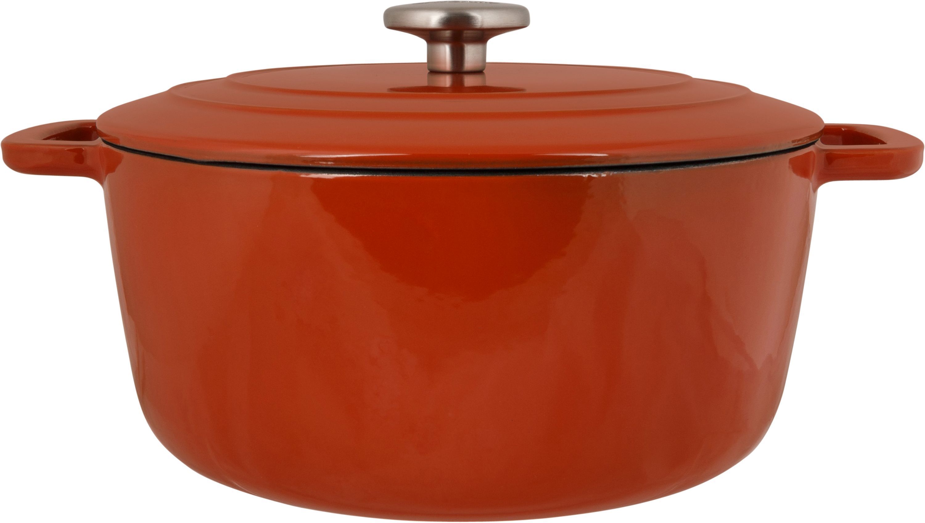 Cocotte avec couvercle COSY & TRENDY FONTESTIC Fonte émaillée Ø28 cm 615 Tous feux dont induction Rouille