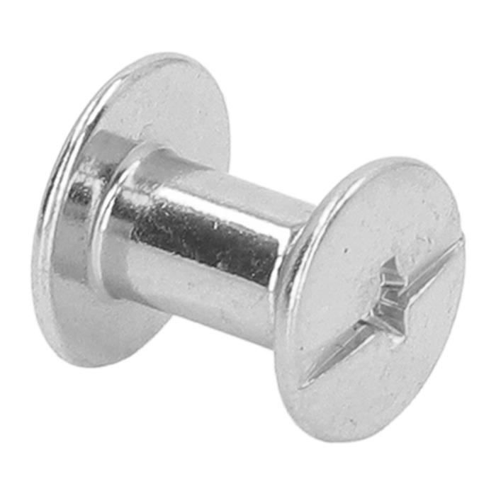 40 Ensembles 6mm Chicago Rivets Spike Attaches Pour Accessoires De
