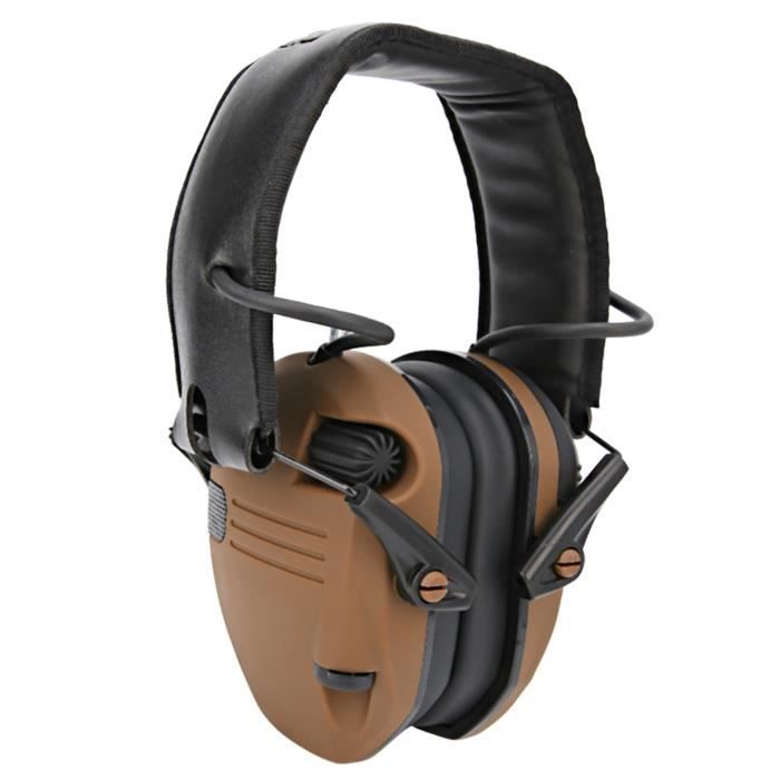 Casque Anti-Bruit Protection Auditive Vert Armée - Cache-Oreilles Pour Tir, Chasse Et Sport