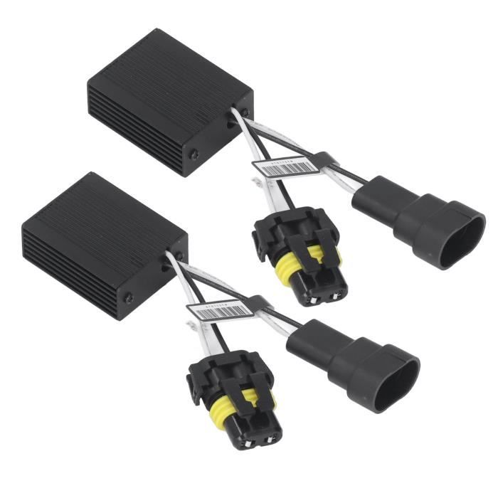 DEFVNSY Pack 4 Résistances Charge 6ohm 50W - Anti-Clignotants Canbus Pour LED - Voiture