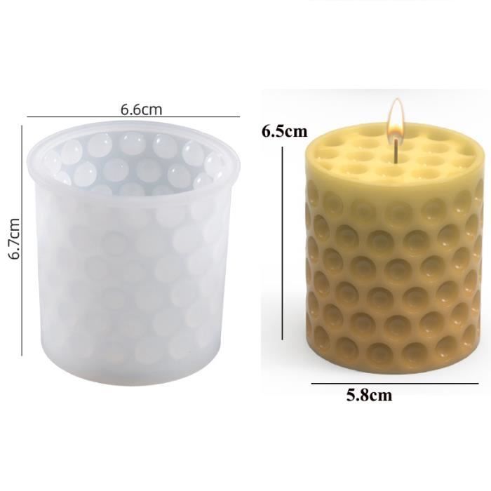 Moule à Bougie Silicone Ananas - Moule Réutilisable Pour Bougies, Savons Et Gâteaux