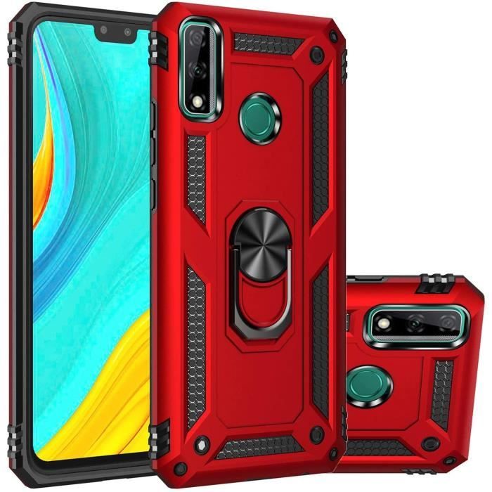 Coque Pour Huawei Y8s Support De Voiture Magnetique 360 \u200b\u200bDegres PC + TPU  Protection Antichoc Anti-rayures Coque Pour Huawei Y8 AD - Cdiscount  Téléphonie