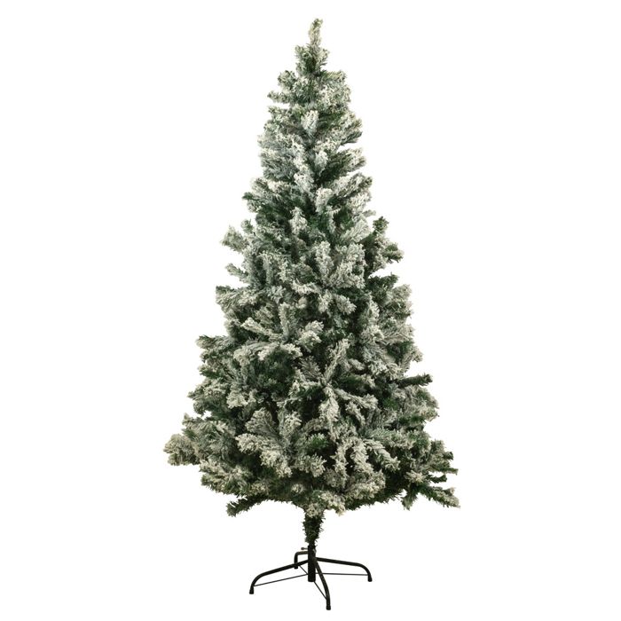 Sapin De Noel Artificiel 210Cm Blanc ( Env. 120Cm) Avec 720 Branches
