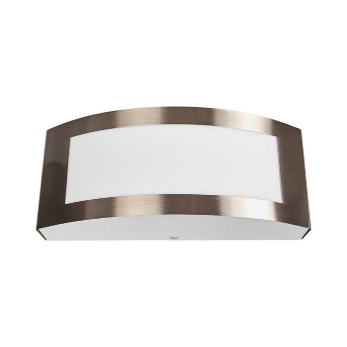 Applique extérieure - Lindby - lampe murale extérieure - Acier inoxydable - acier inoxydable transparent satiné Applique extérieure - Lindby - lampe murale extérieure - Acier inoxydable - acier inoxydable transparent satiné