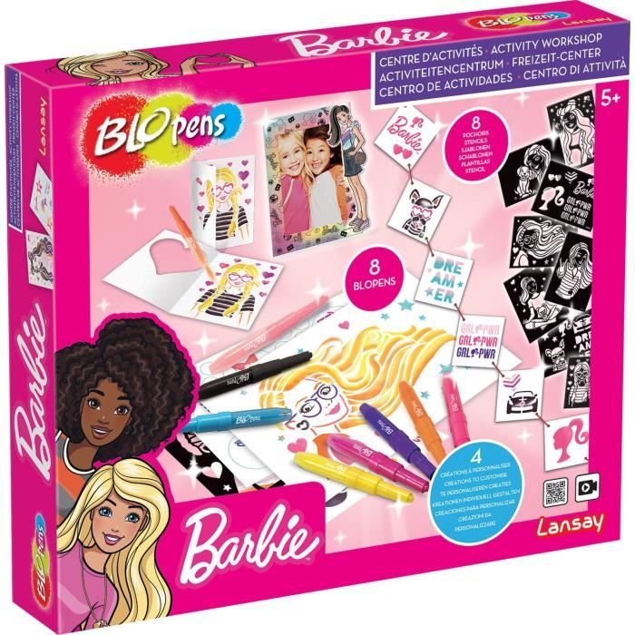Centre d'Activités Barbie® BLOPENS Lansay - Dessin et Coloriage dès 5 ans