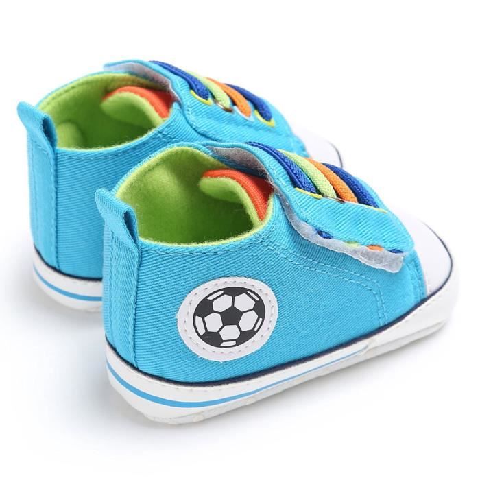 Bébé garçons filles en toile bleue Chaussures CONVERSE NEUF