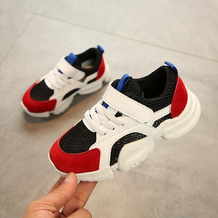 Enfants Chaussures Baskets Bebe Garcon Filles Mode Respirable Chaussures De Course Noir Achat Vente Basket Soldes Sur Cdiscount Des Le Janvier Cdiscount