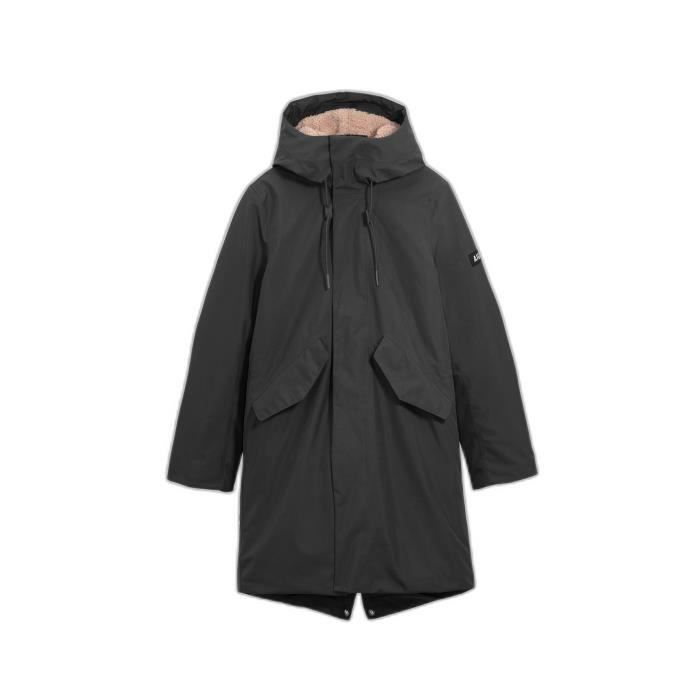 Parka longue a capuche Aigle Gore Tex Noir Cdiscount Pret a Porter