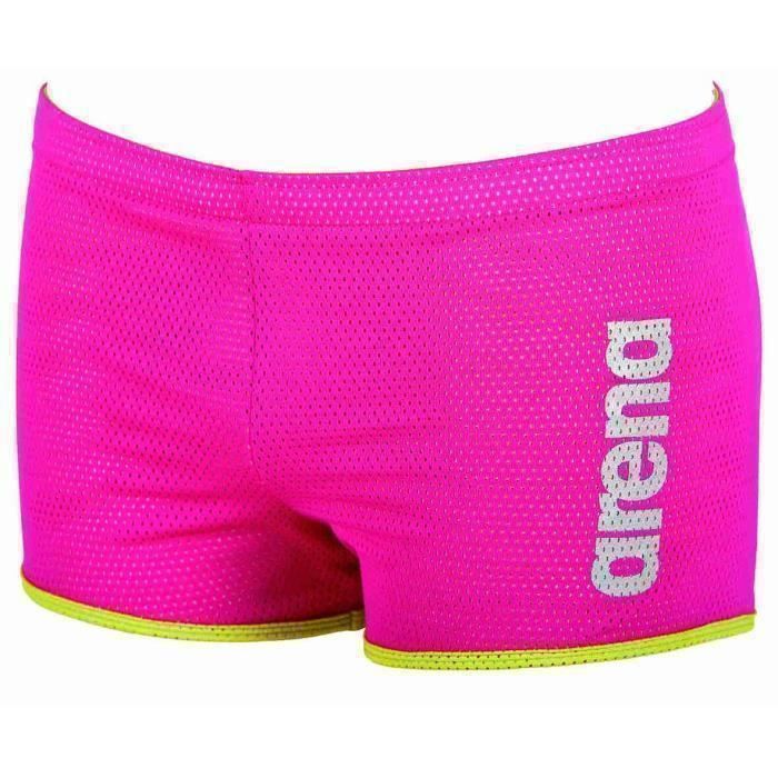 Boxer de bain - ARENA - Square - Rose - Mixte - Adulte
