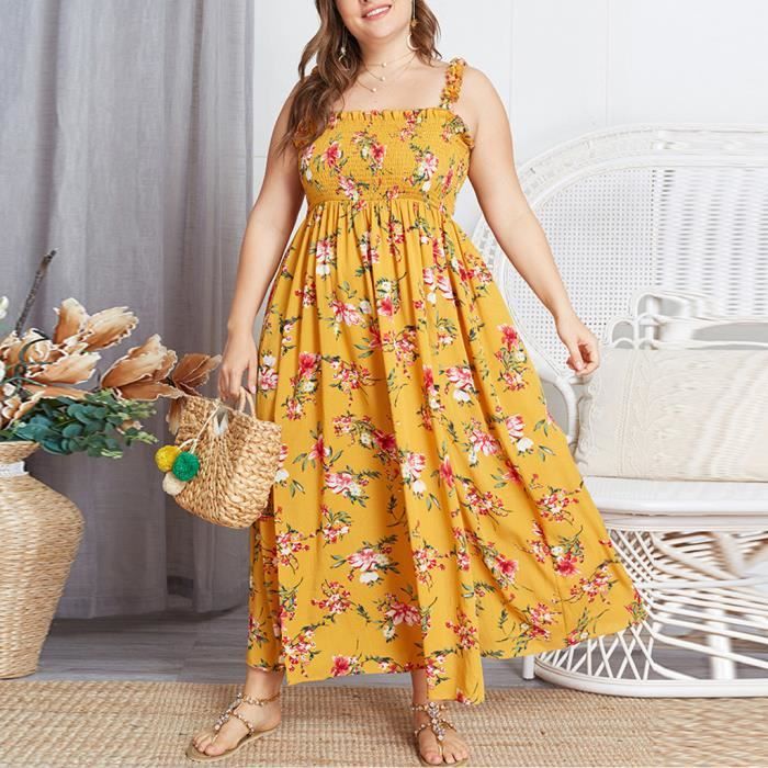 robe à volants femme