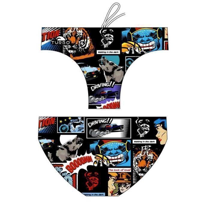 Maillots de bain - Turbo - Black Comic - Multicouleur - Confortable - Respirant