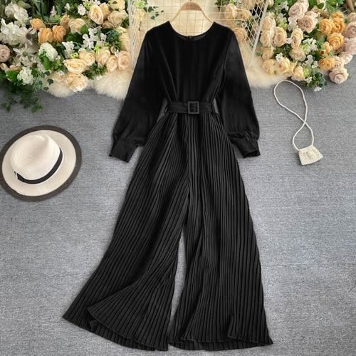 Combinaison Fitaylor 2020 nouveau automne elegant solide combinaisons femmes bureau dame a manches longues avec Type Black Blanc Cdiscount Pret a Porter