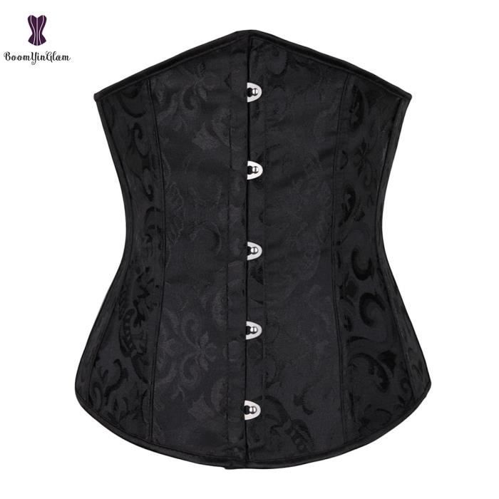 Bustier femme,Corset gothique Sexy pour femmes,sous le buste,élastique