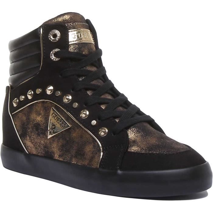 Basket guess noir et doré clearance