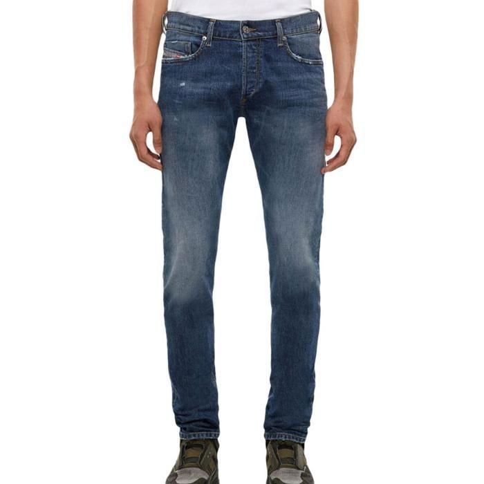 Jeans Slim Bleu Denim Homme Diesel Tepphar