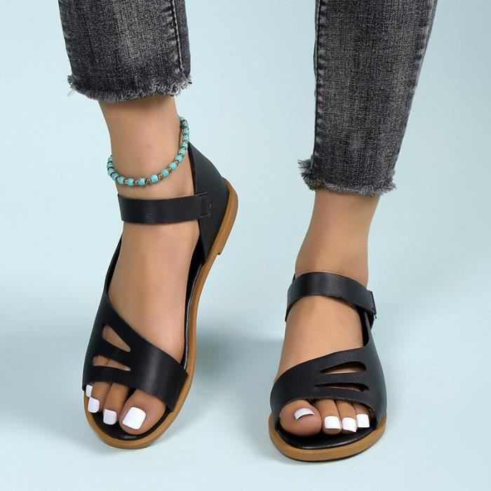 Sandales talons bas top