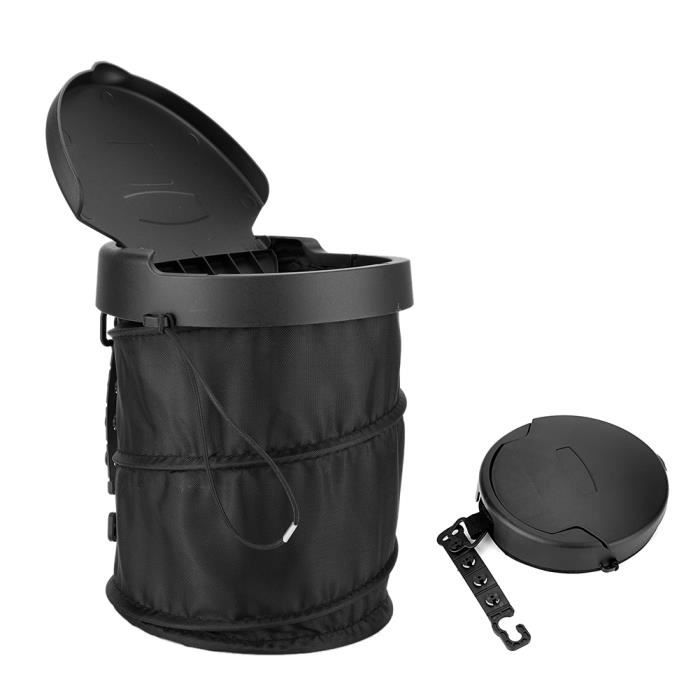 Poubelle Voiture 2 Pièces - Panier Rangement Siège Avec Cordon Réglable, Tissu Oxford Imperméable