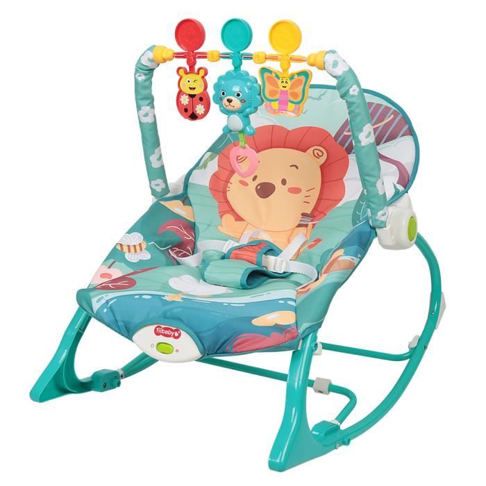 Chaise pour bébé - OHMG - Hauteur du dossier réglable - Berceau électrique - Connecteur abs