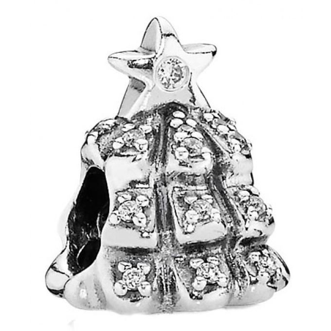 Charm Pandora 791239CZ - Charm Sapin De Noël Pavé - Achat / Vente charm