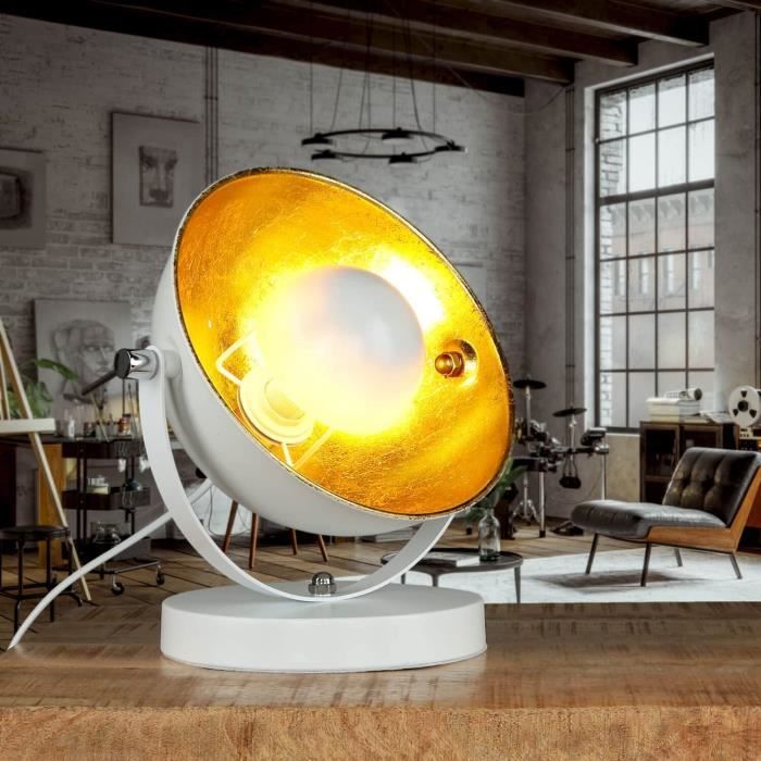 Lampe De Bureau Pince En Forme De C - Support Réglable En Alliage D'Aluminium - Base Stable Avec Coussinets Anti-Rayures - 6