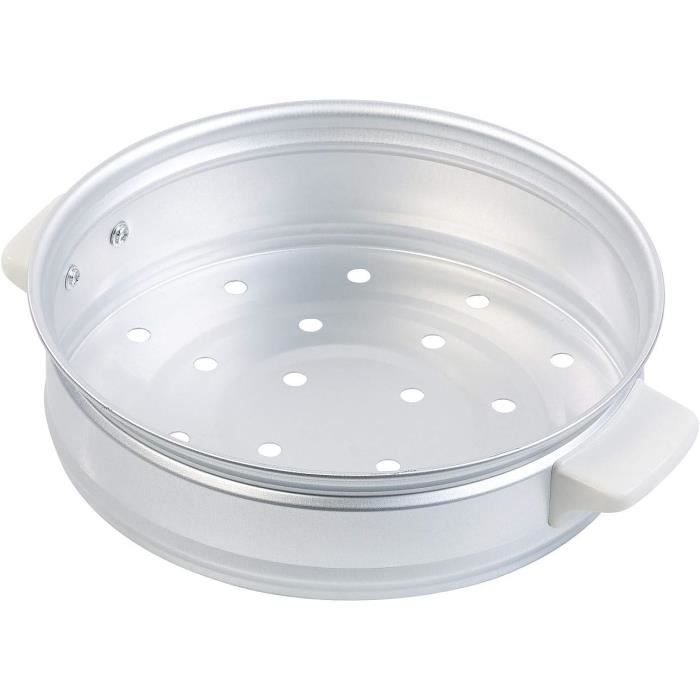 Cuiseur vapeur,Panier à vapeur en Silicone rouge, 2 pièces, pour