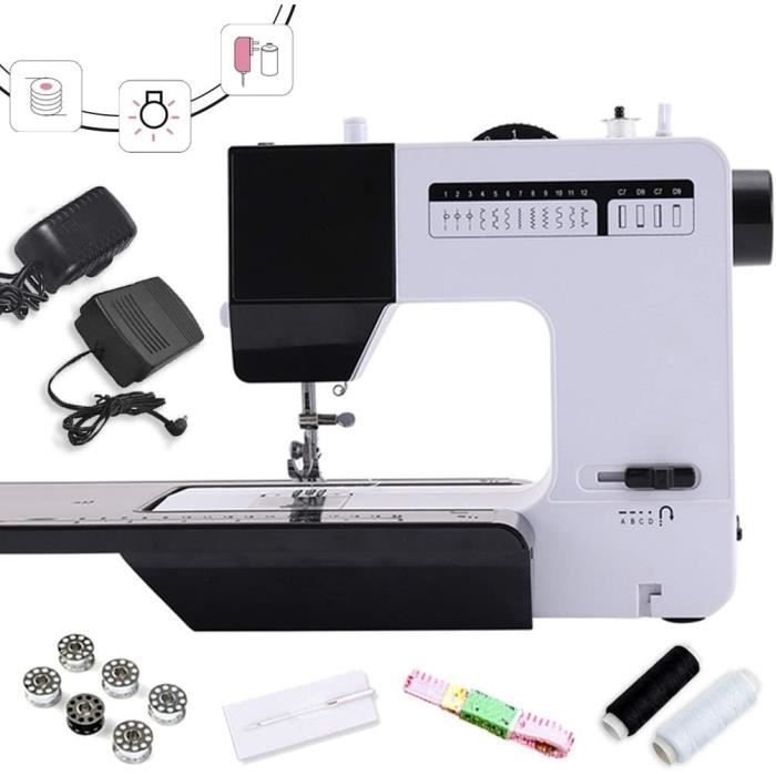 Machine à Coudre Portable Sans Fil - Mini Couture Électrique + Accessoires - Idéale Voyage & Réparation Vêtements