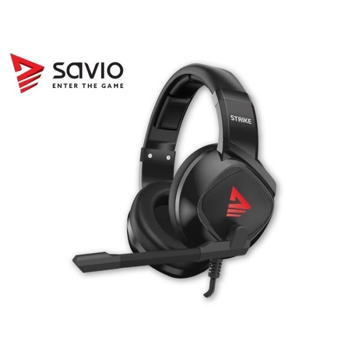 Casque de jeu - SAVIO - STRIKE - Son Surround - Confort optimal - Anti-bruit