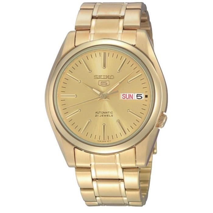 Montre - SEIKO - SNKL48K1 - Acier inoxydable - Cadran Champagne - Automatique Montre - SEIKO - SNKL48K1 - Acier inoxydable - Cadran Champagne - Automatique