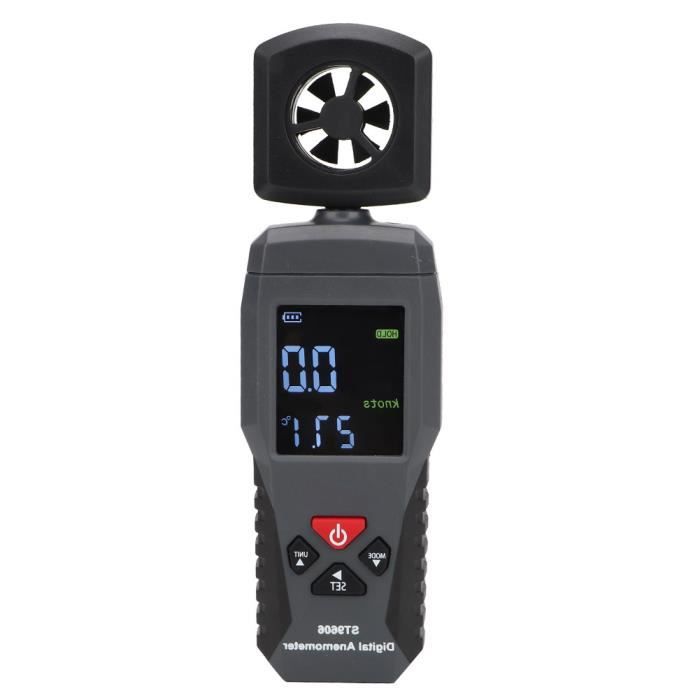 Compteur de Vitesse du Vent, ST9606 Anémomètre Portatif Portable Jauge — free download