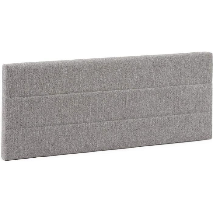 Tête De Lit MIRENN 140 Sur Pieds, En Tissu - Gris - Tête De Lit - Achat