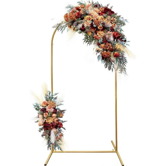 Ensemble d'Arche de Mariage en Plein Air, Support de Fleurs, Décoration