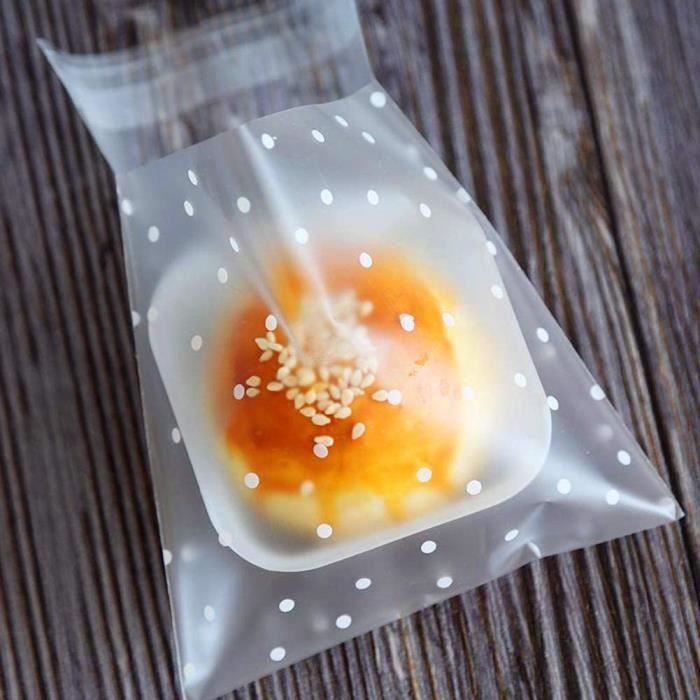 Lot De 400 Sachets Plastique Auto-adhésifs Transparents - 8x12 Cm - Pour Bonbons, Biscuits, Bijoux, Petites Pièces - 7