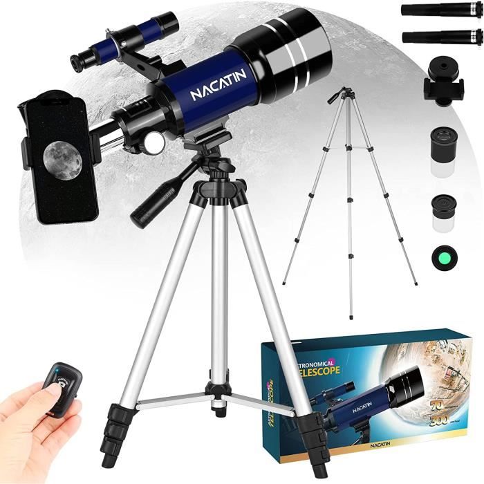 Télescope Enfant Débutant 70MM (15X150X) avec Extensible Trépied — free download