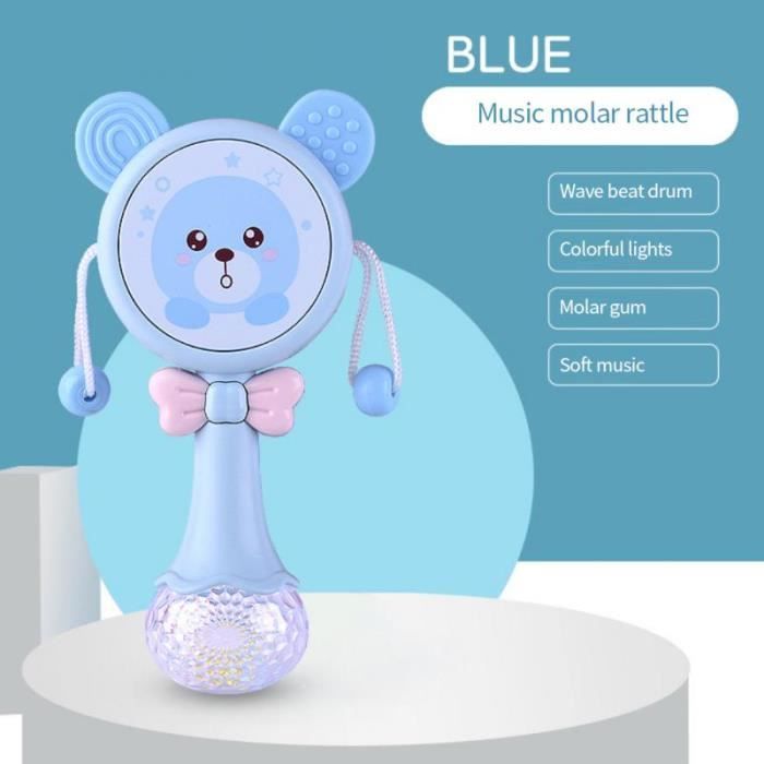 Orzbow Jouet Télécommande TV Pour Bébé - Jouet Musical Éducatif Sensoriel Avec Volume Réglable, 3 Langues Et Lumières - Cadeau Idéal 1-2 Ans