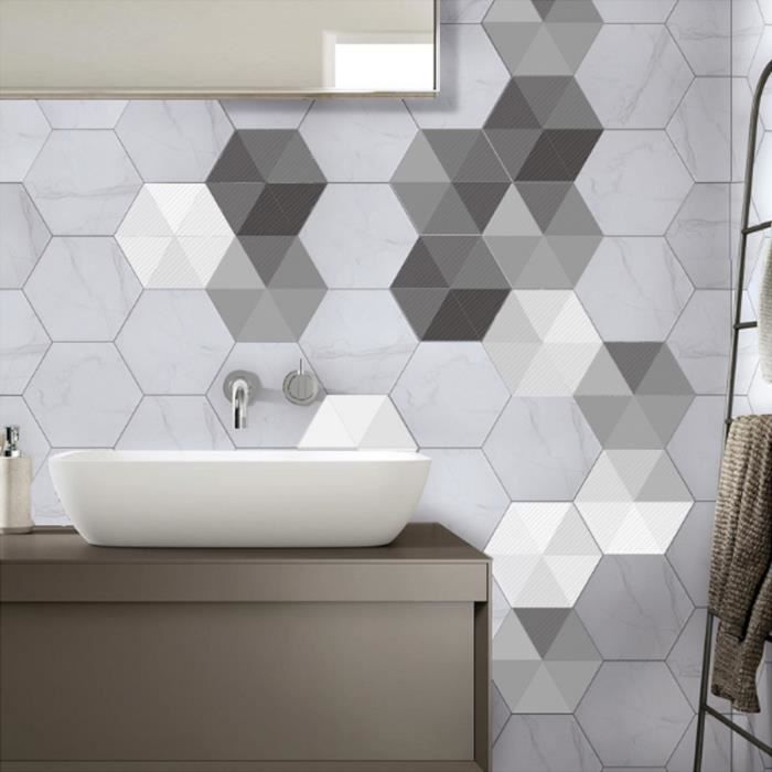 Tempsa Diy Stickers Autocollants De Sol Salle De Bain Carreaux