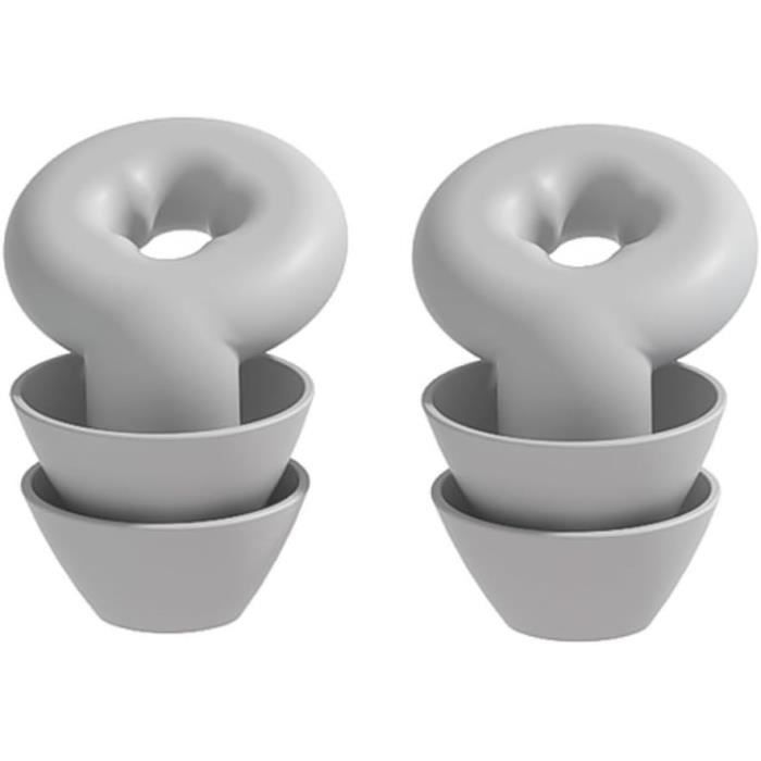 Une Paire De Bouchons D'oreille En Silicone Anti Bruit Ronflement Bouchons Doreilles Confortable Pour Dormir
