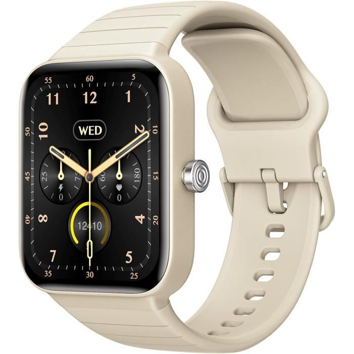 Montre Connectée Fitpolo 1,8'' – Alexa Intégrée Appel Bluetooth – Homme/Femme