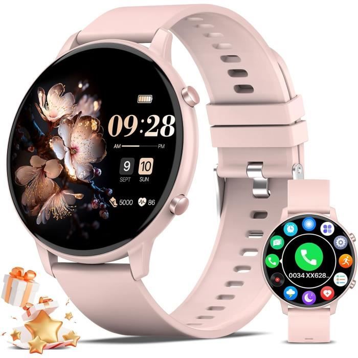 Montre Connectée Femme Avec écran Always-On - Compatible Android/iOS, Neuve