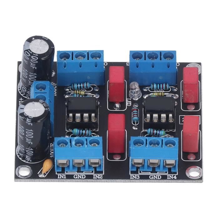 Carte Préampli Filtre Passe-bas NE5532 Pour Subwoofer 2.1CH - 12V-24V NEUF