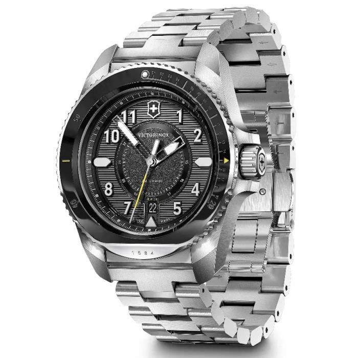 Montre Mécanique Homme - Victorinox Journey 1884 241981 - Noir - Acier inoxydable Montre Mécanique Homme - Victorinox Journey 1884 241981 - Noir - Acier inoxydable