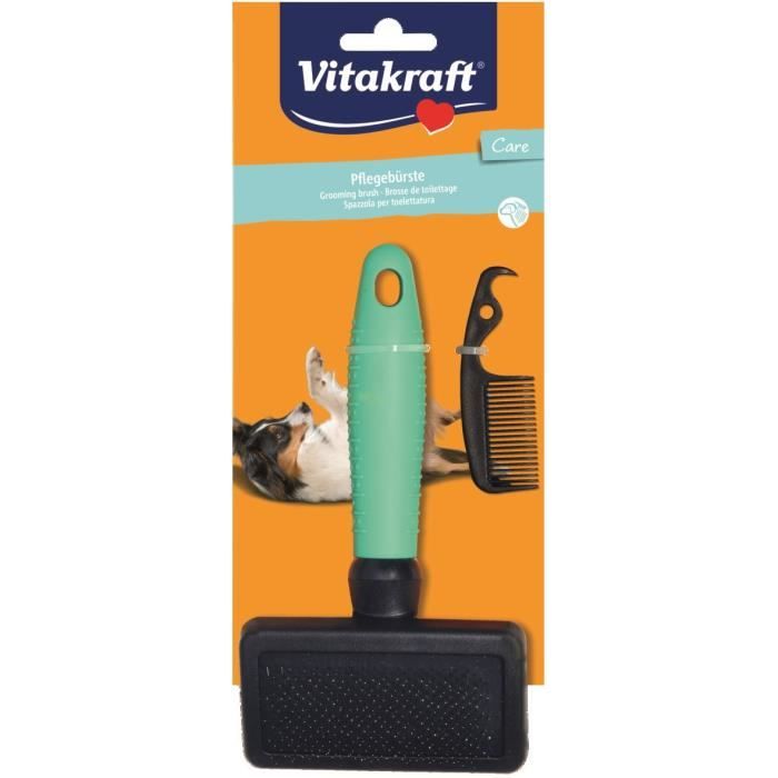 VITAKRAFT Brosse en plastique pour chien