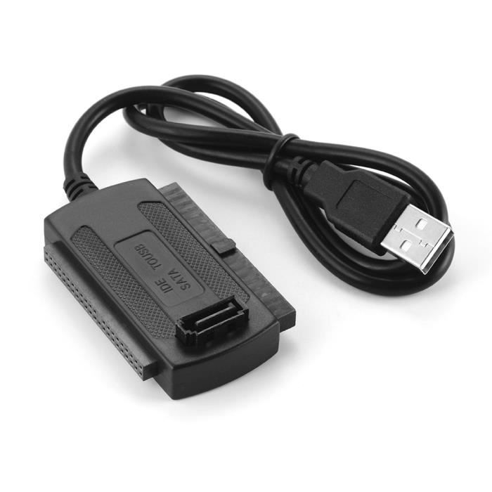 XCSOURCE Câble Convertisseur Adaptateur Disque dur USB 2.0 vers IDE SATA  pour Disque dur HDD 2.5 3.5 ACD1157 - Cdiscount Informatique