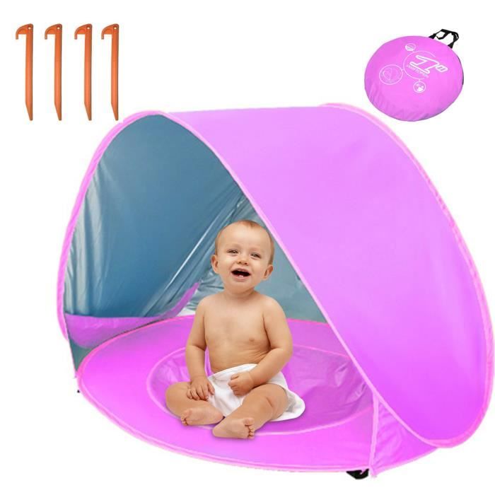 Tente de plage pour bébé avec piscine intégrée - Coffrets jouets en