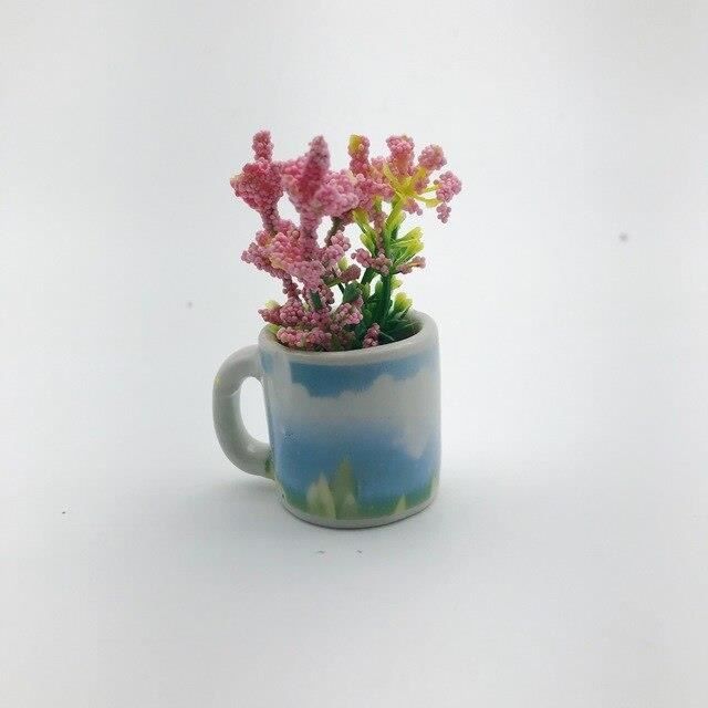 16 Mini Aimants Vase En Résine - Décoration Magnétique Pour Frigo, Tableau Blanc - Kit Coloré, Aimant Puissant - 6