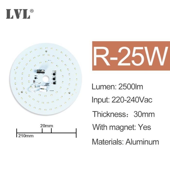 AMPOULE LED,R-25W-Cold White-6000K--Tube lumineux LED 7W 10W 18W 25W ...