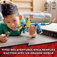LEGO 71760 Ninjago LEvolution Dragon du Tonnerre De Jay, Jouet pour Enfants des 6 Ans, Set avec Figurine de Serpent avec bann-1