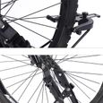 Table de réglage pour VTT - vélo roue Truing Stand - Shipenophy - alliage d'aluminium - noir - 36x28.5x43cm-1